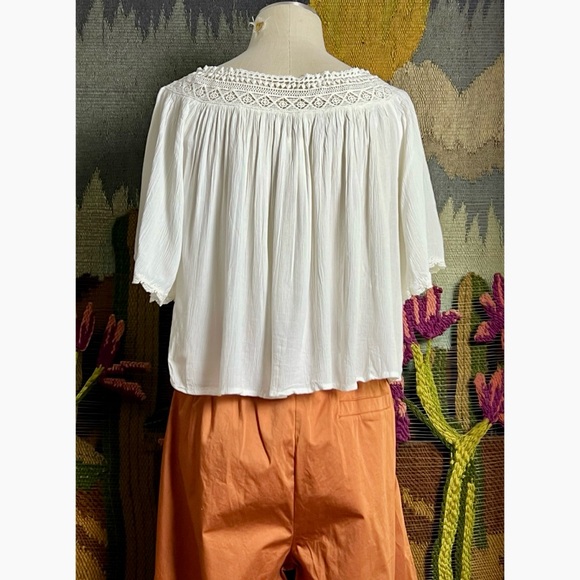Anthropologie Gauzy Swing Top XS - Picture 13 of 16
